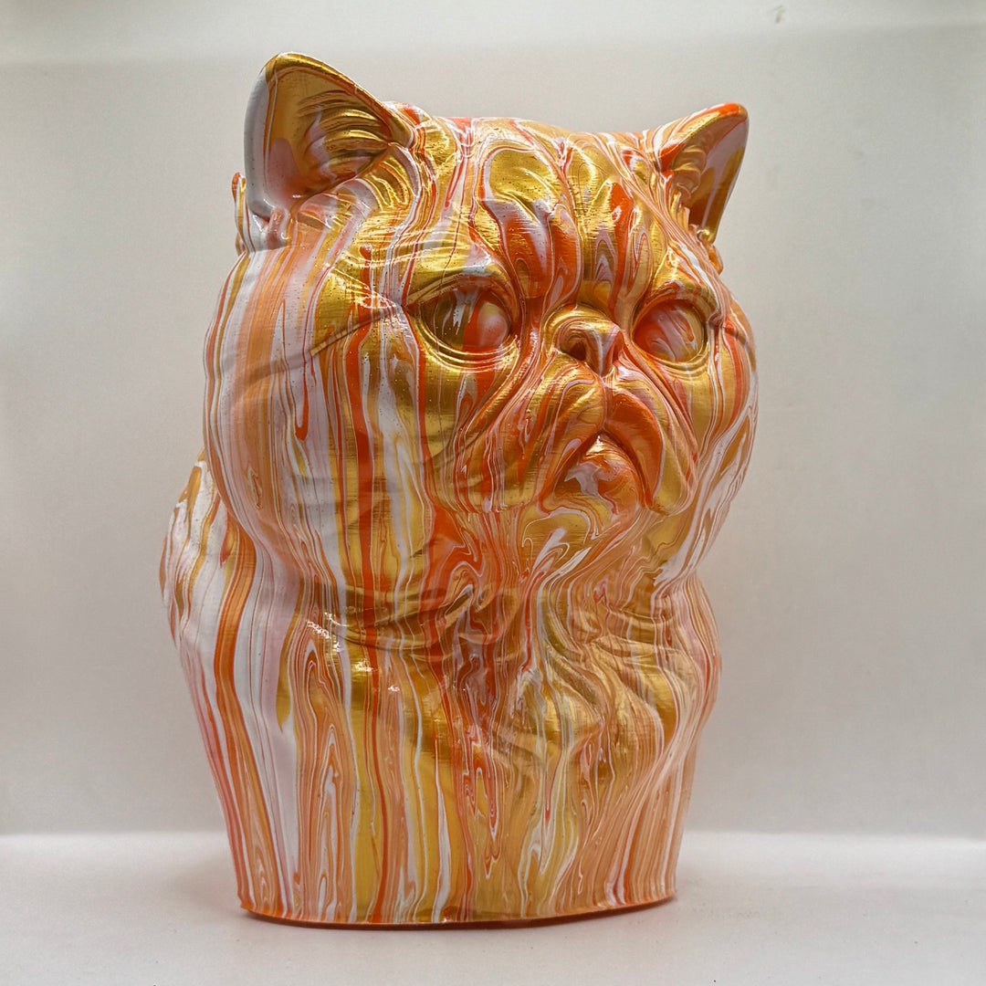 Exotic Shorthair Head – Hand Painted