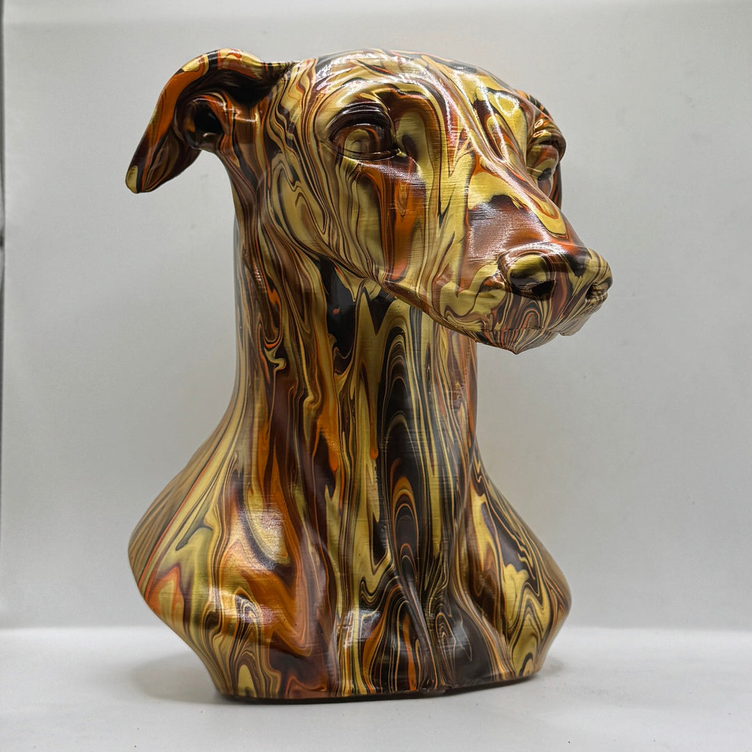 Greyhound / Whippet Head – Hand Painted