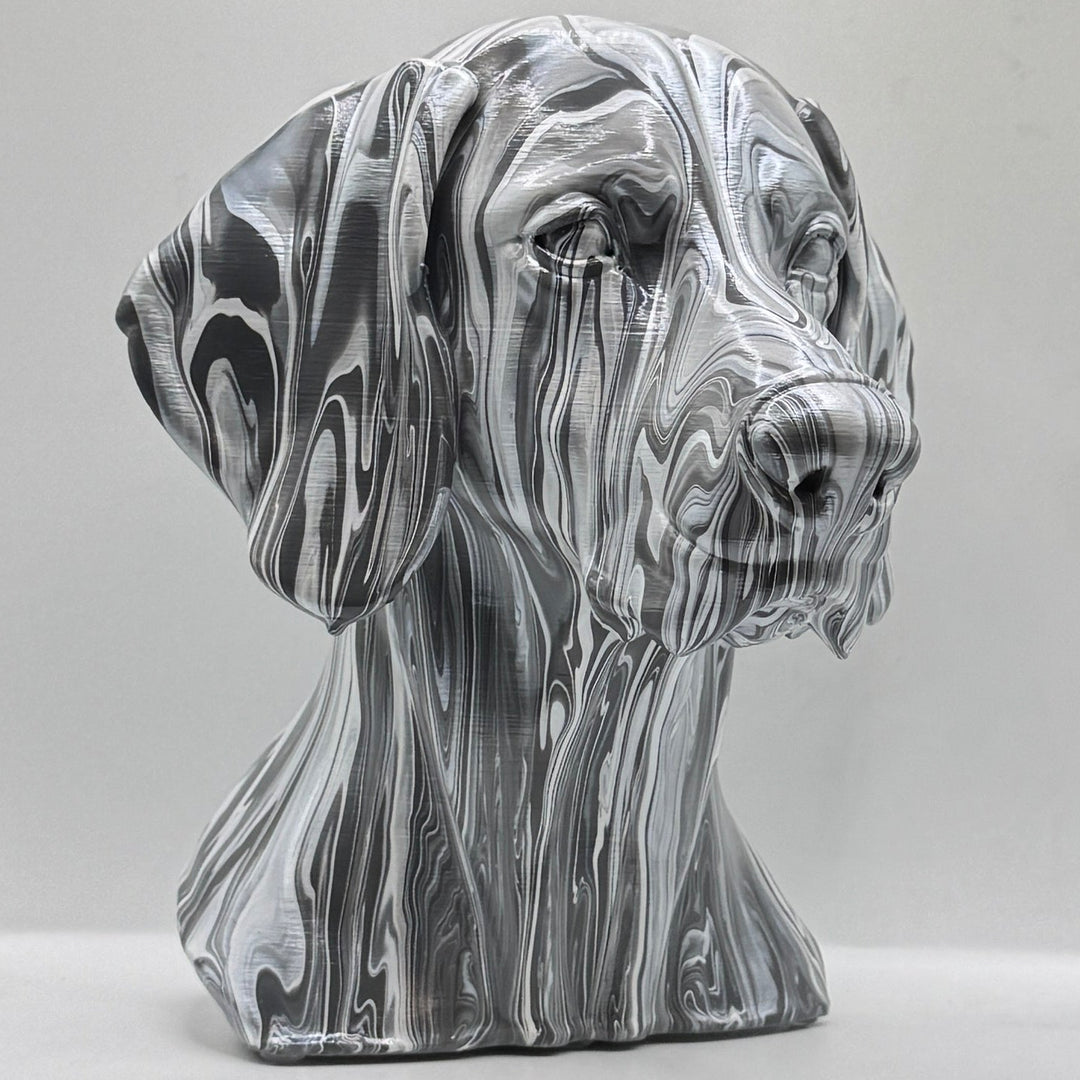 Weimaraner Head – Hand Painted
