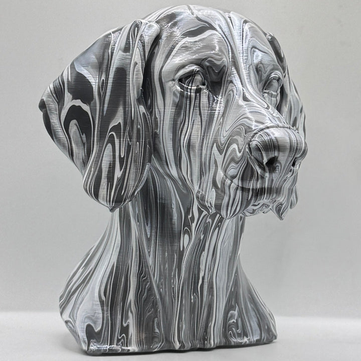 Weimaraner Head – Hand Painted