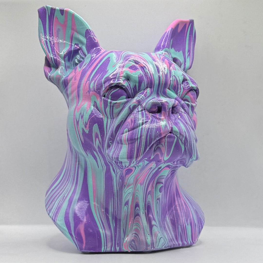 Boston Terrier Head – Hand Painted