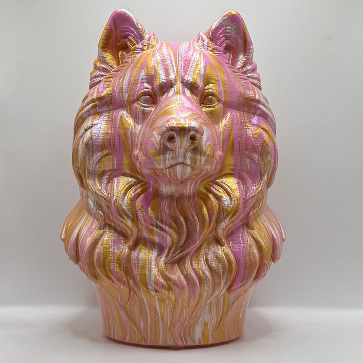 Samoyed Head – Hand Painted