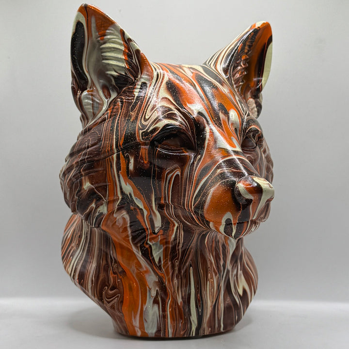 Fox Head – Hand Painted