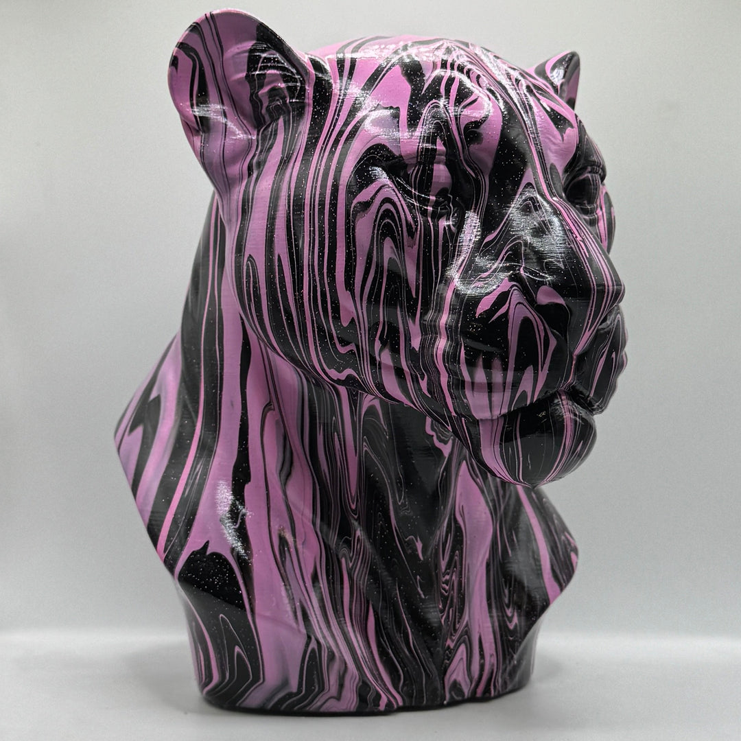 Panther Head – Hand Painted