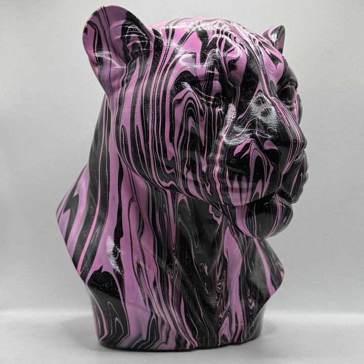 Panther Head – Hand Painted