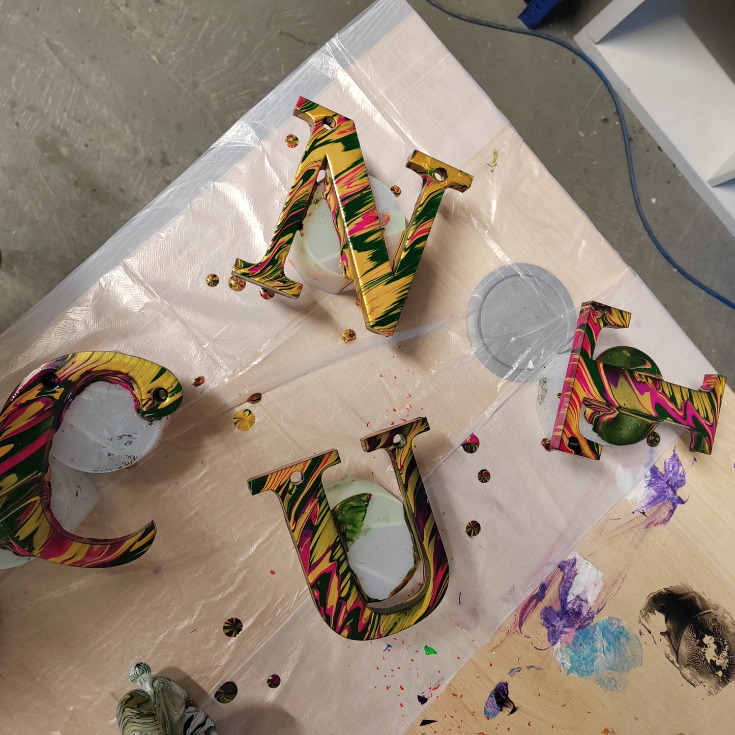 Letters - Custom 3D Printed & Painted