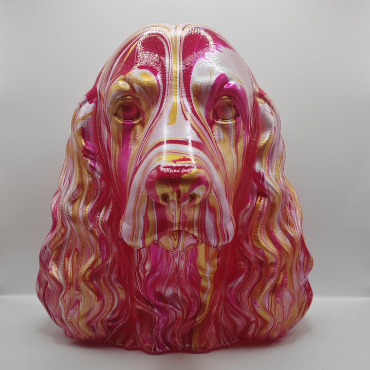 Cocker Spaniel Head – Hand Painted