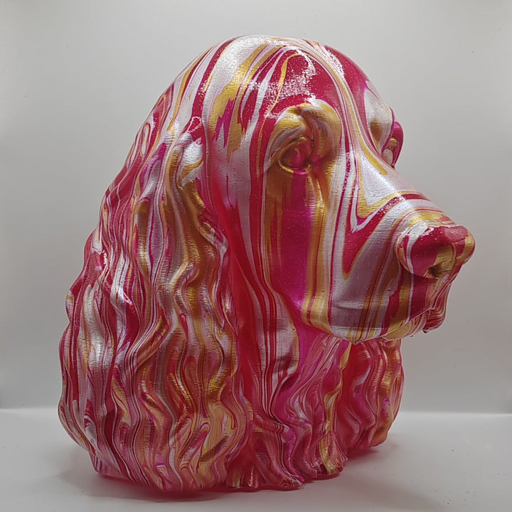 Cocker Spaniel Head – Hand Painted