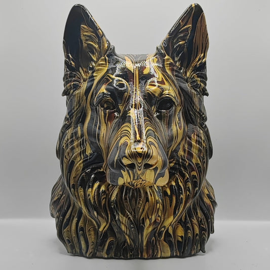 German Shepherd Bust