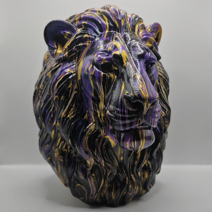 Lion Head – Hand Painted