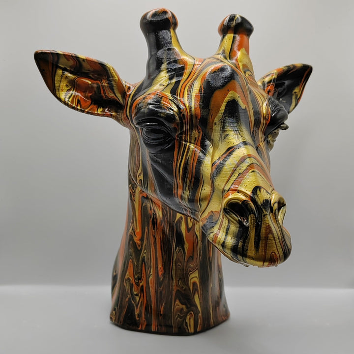 Giraffe Head – Hand Painted