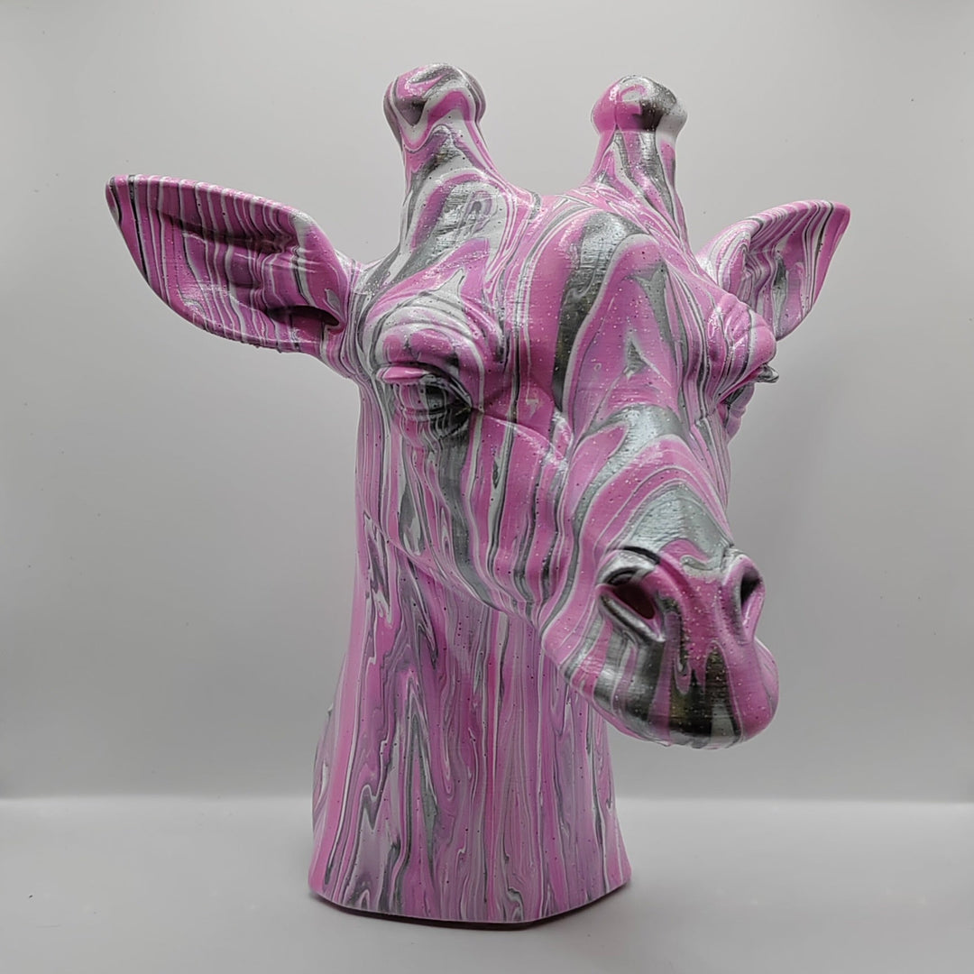 Giraffe Head – Hand Painted
