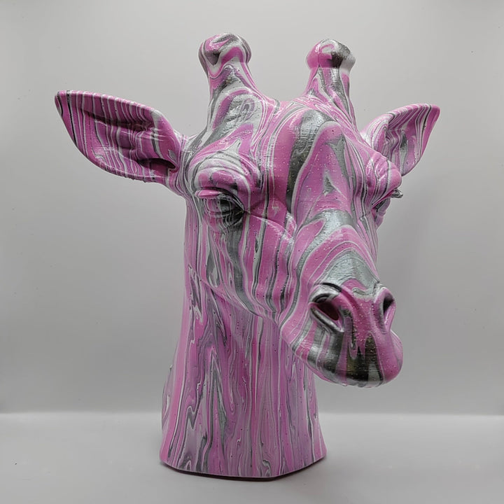 Giraffe Head – Hand Painted