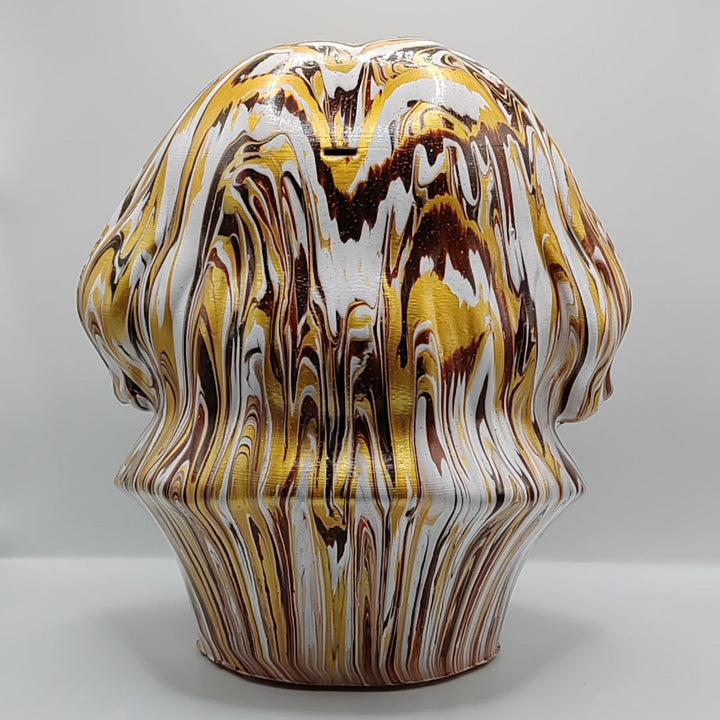 Lhasa Apso Head – Hand Painted