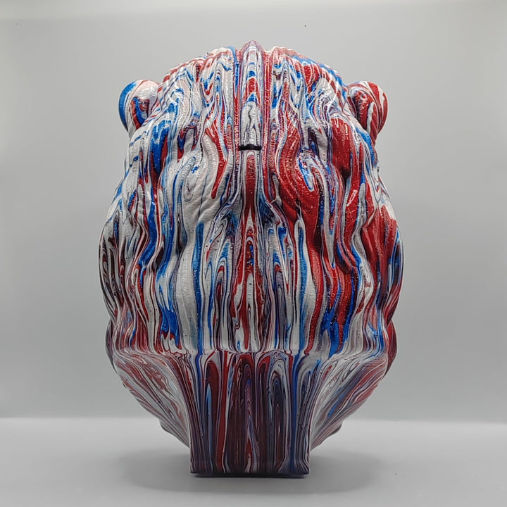 Lion Head – Hand Painted