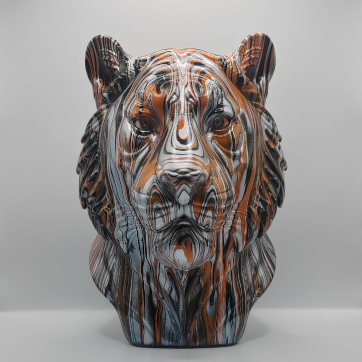 Tiger Head – Hand Painted