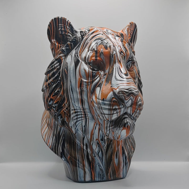 Tiger Head – Hand Painted