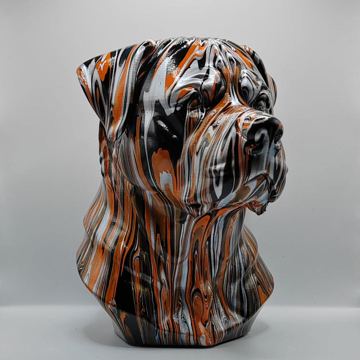 Rottweiler Head – Hand Painted