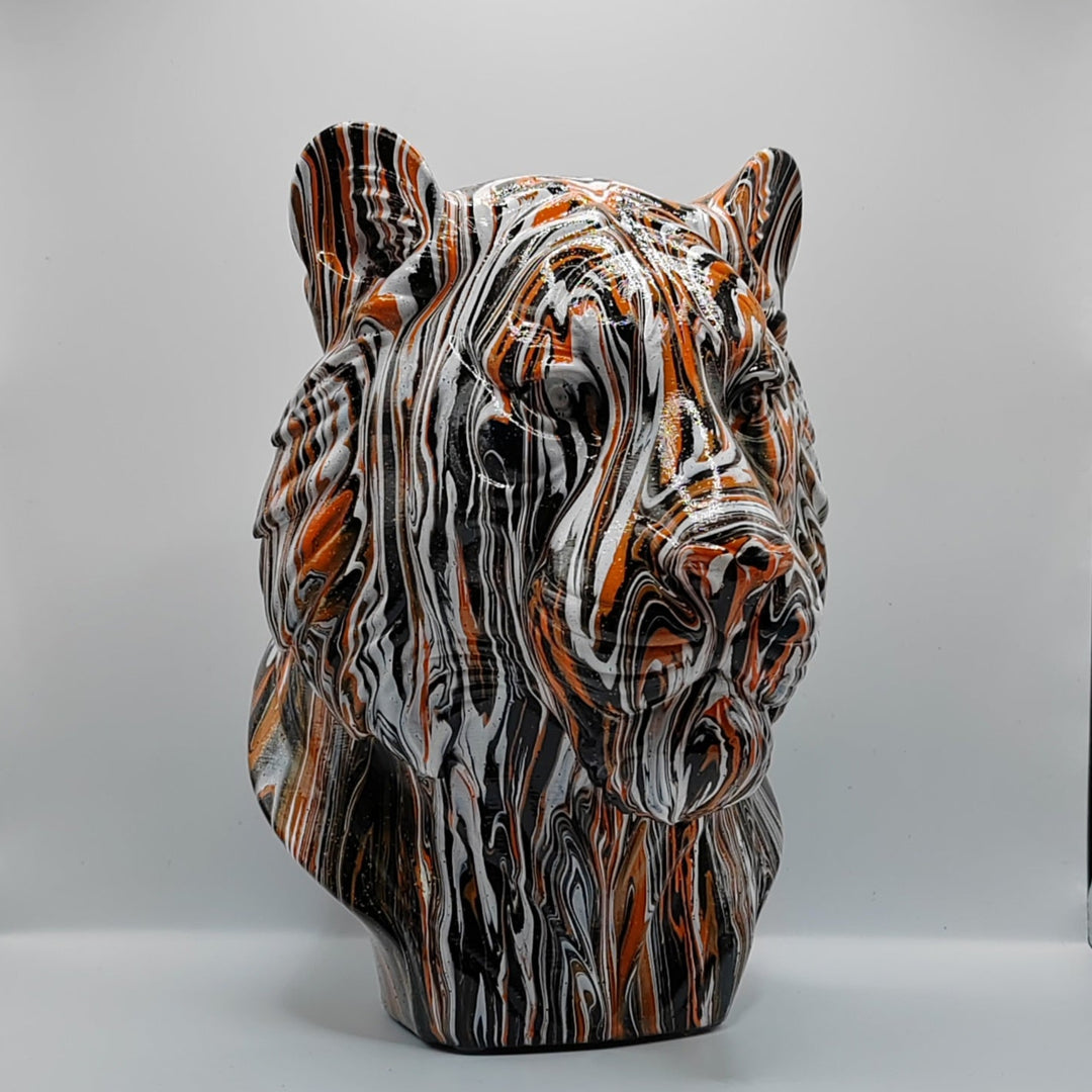 Tiger Head – Hand Painted
