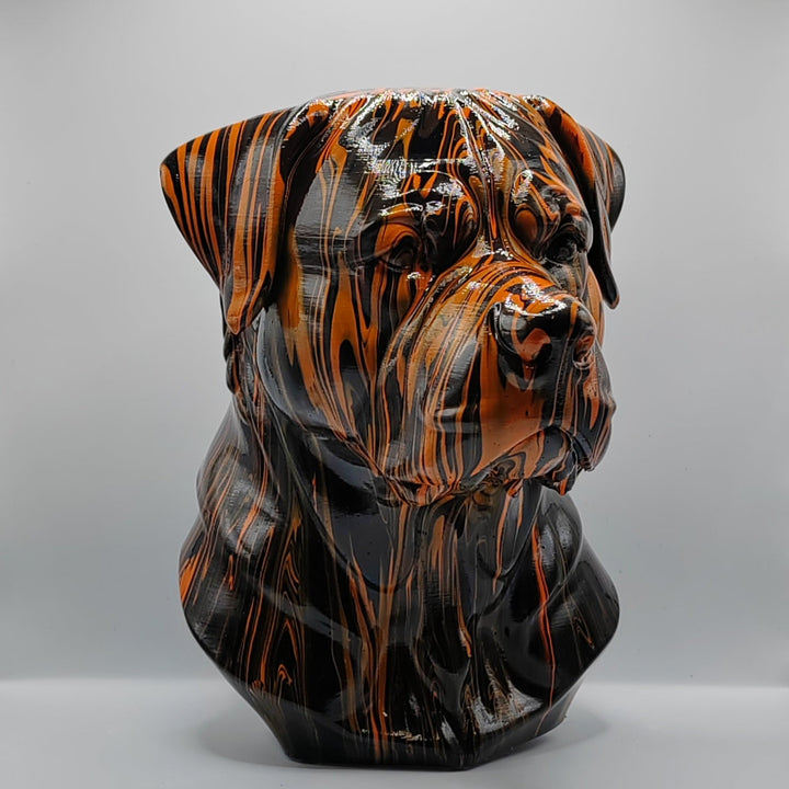 Rottweiler Head – Hand Painted