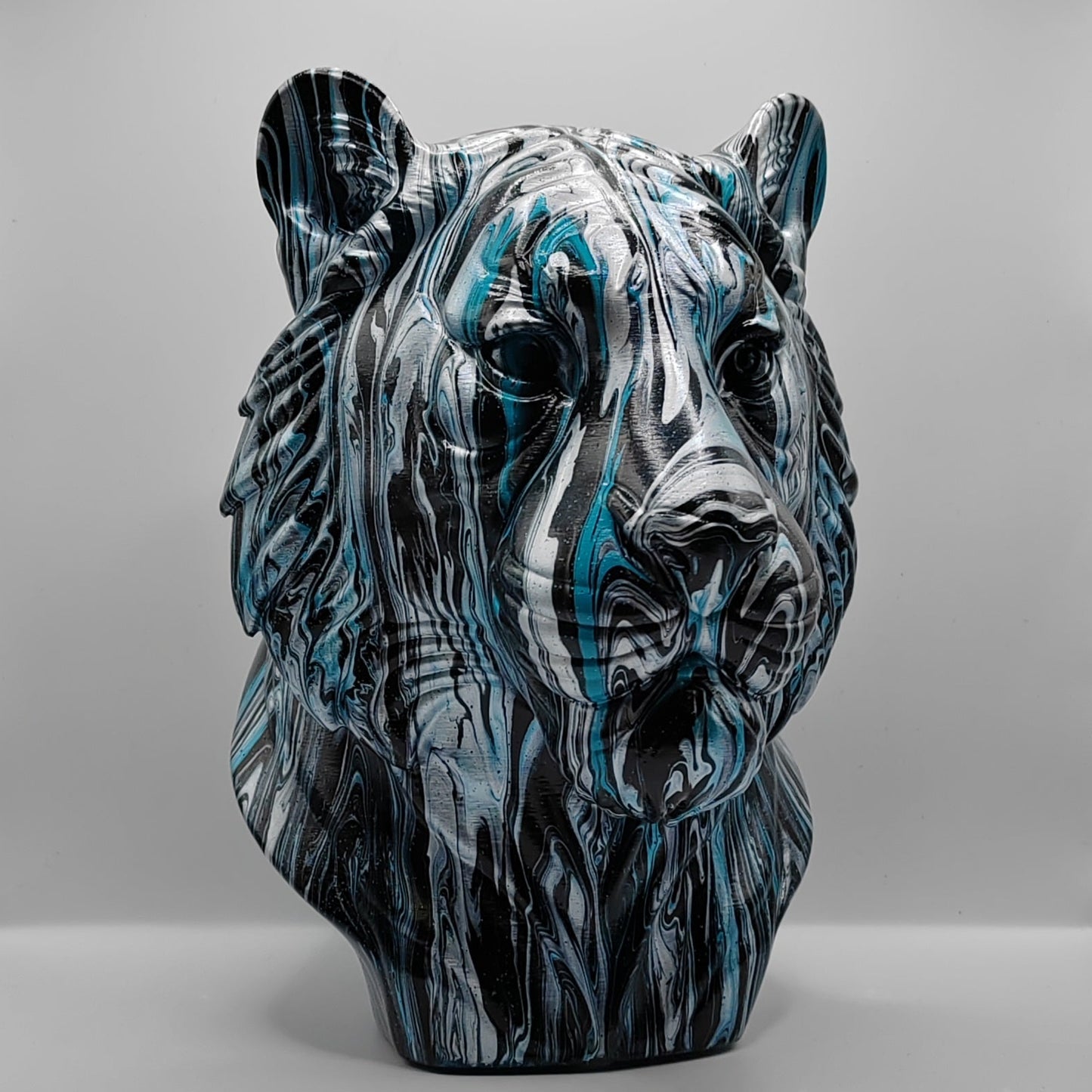 Tiger Head – Hand Painted