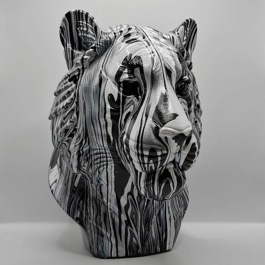 Tiger Head – Hand Painted