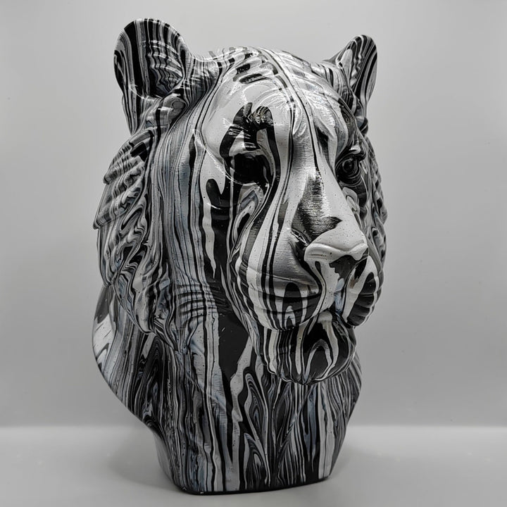 Tiger Head – Hand Painted