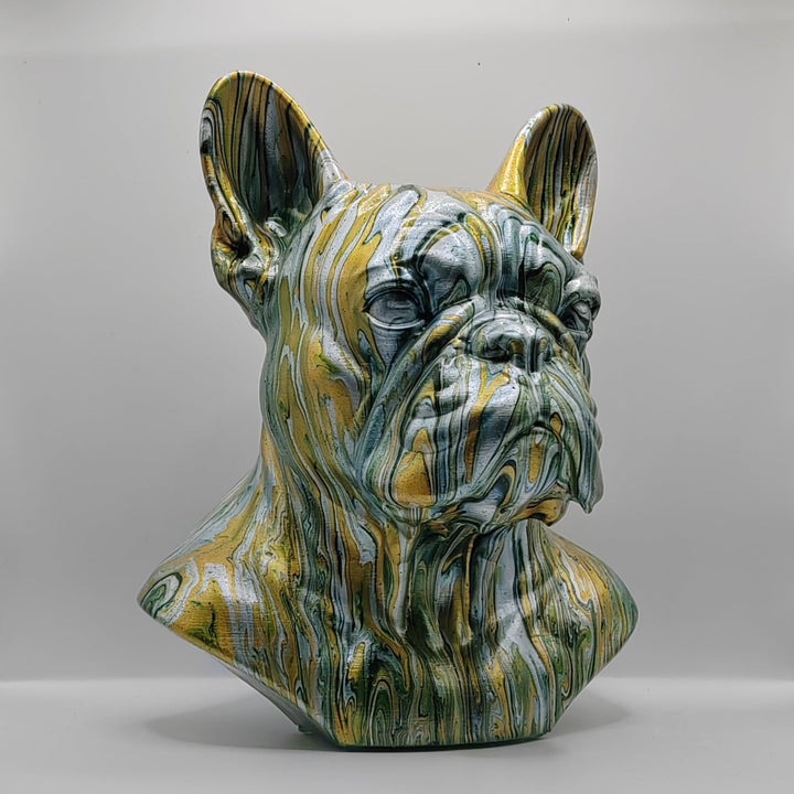 French Bulldog Head – Hand Painted
