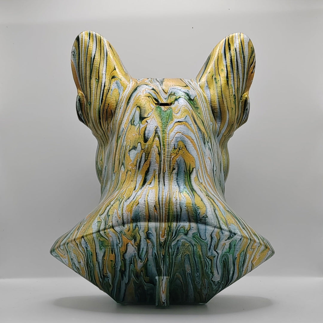 French Bulldog Head – Hand Painted