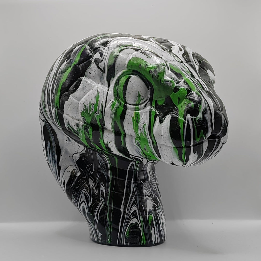 Snake Head – Hand Painted