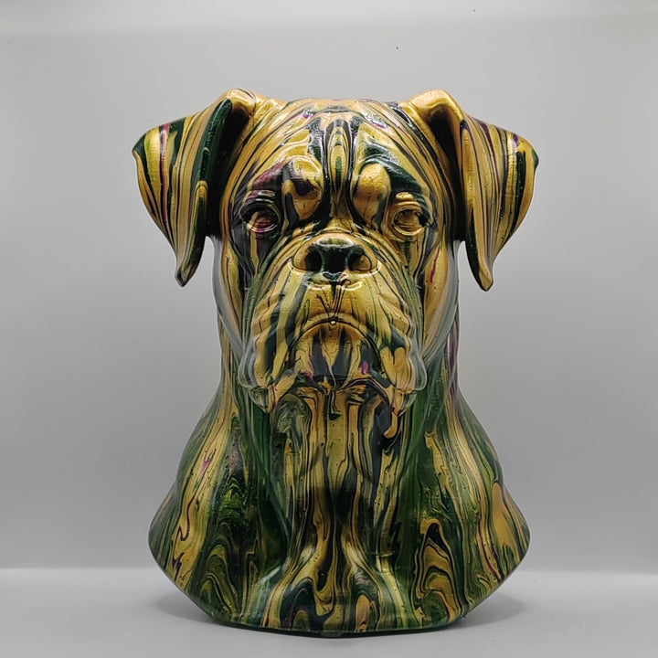 Boxer Head – Hand Painted