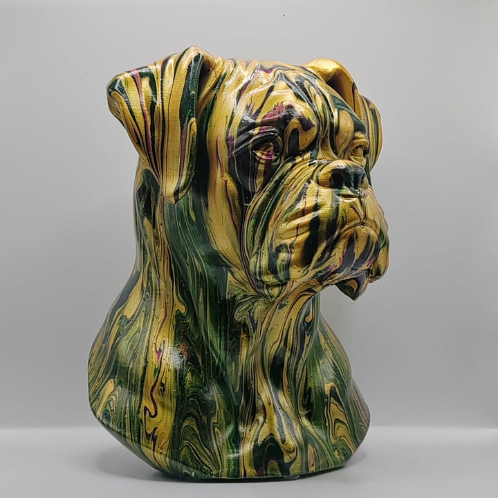 Boxer Head – Hand Painted