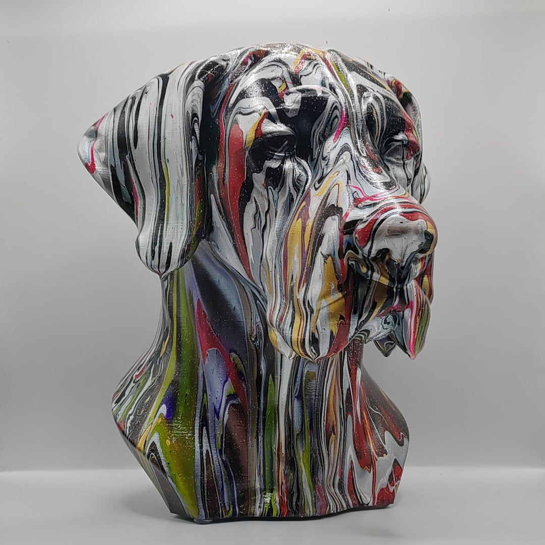 Great Dane Head – Hand Painted