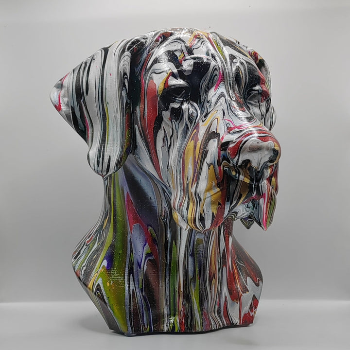 Great Dane Head – Hand Painted