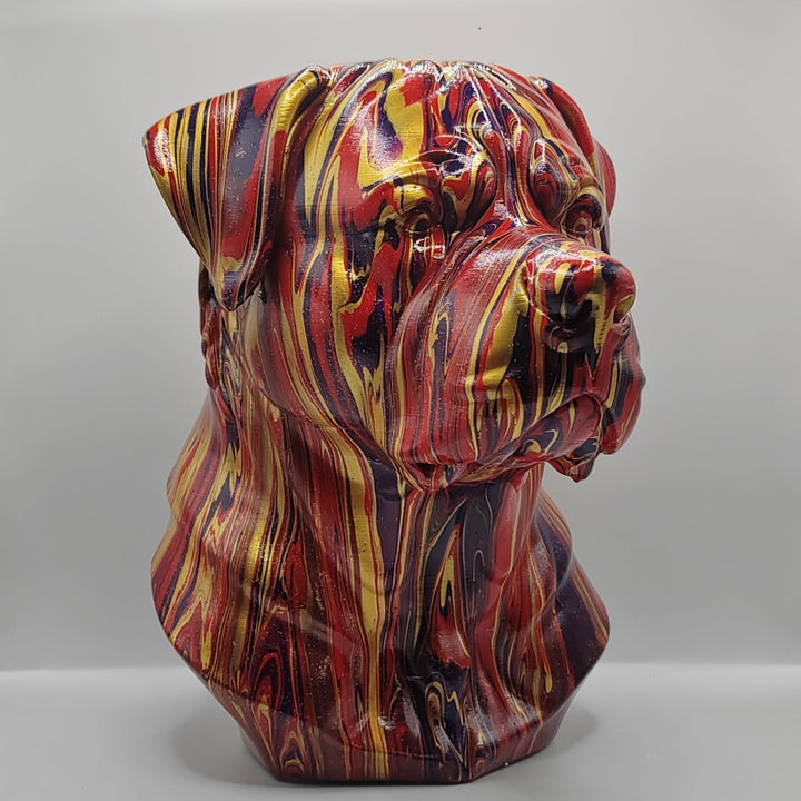 Rottweiler Head – Hand Painted