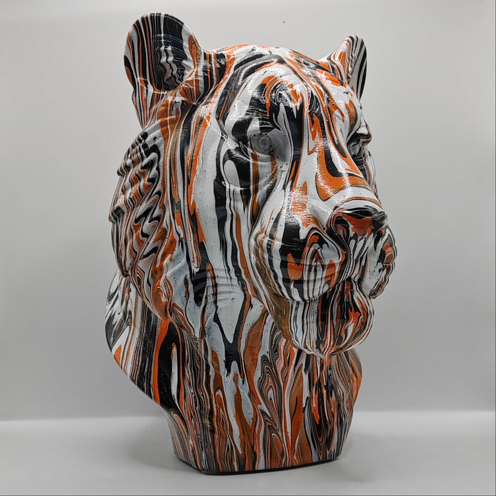 Tiger Head – Hand Painted