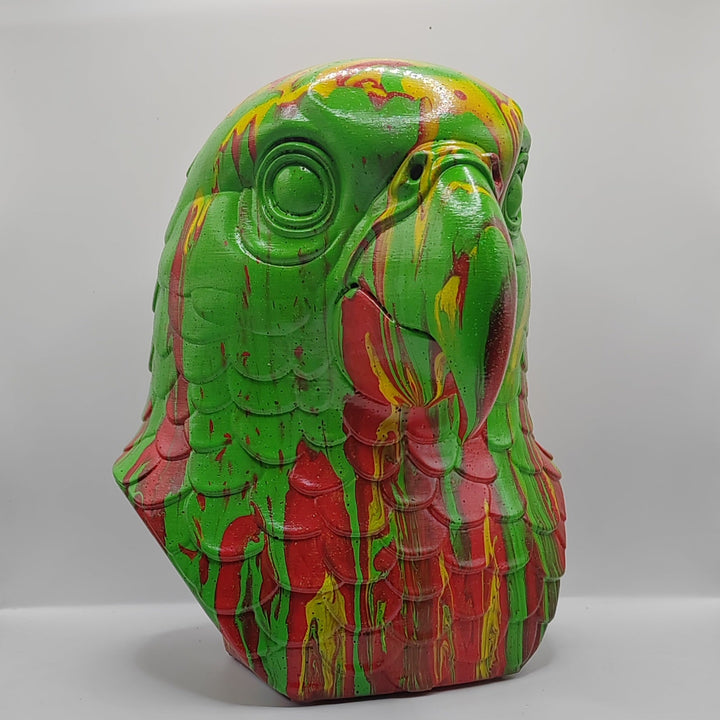 Parrot Head – Hand Painted