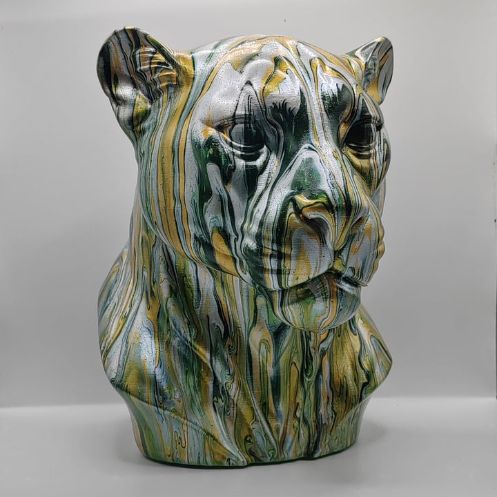 Panther Head – Hand Painted