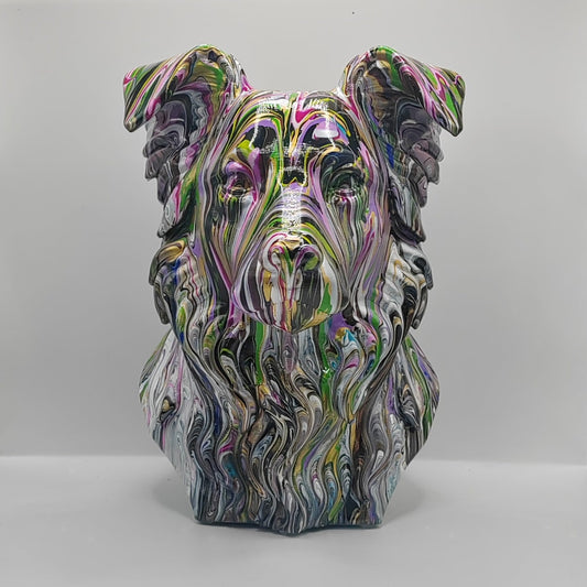 Border Collie Bust
