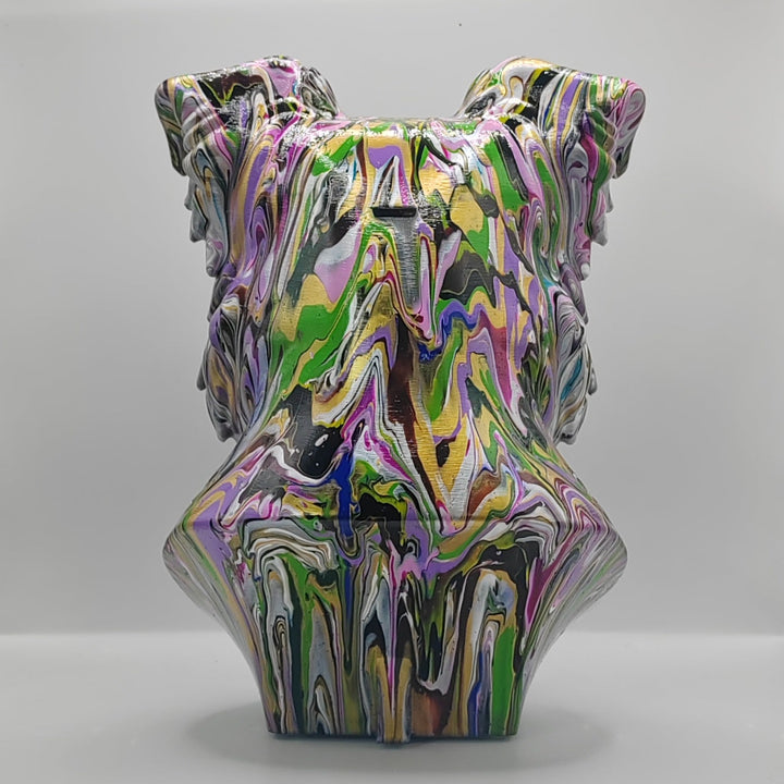 Border Collie Head – Hand Painted