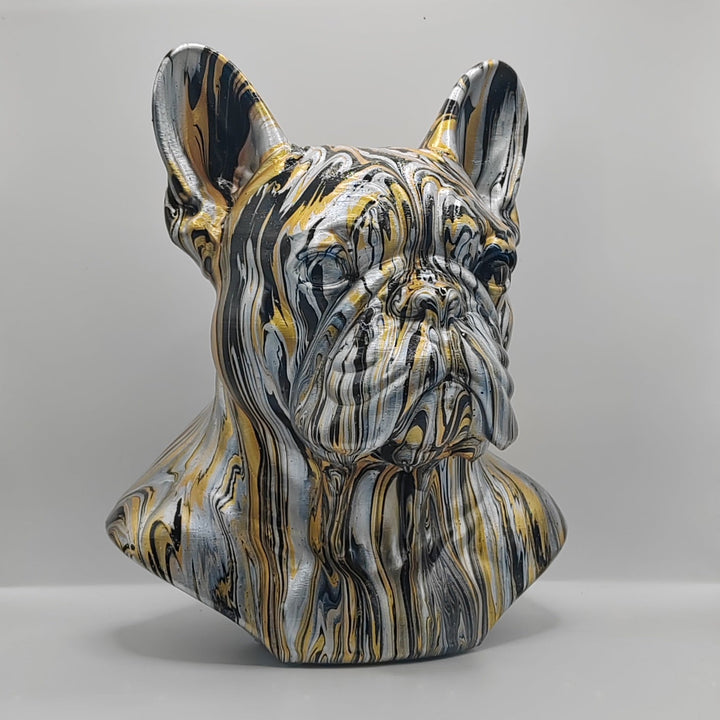 French Bulldog Head – Hand Painted
