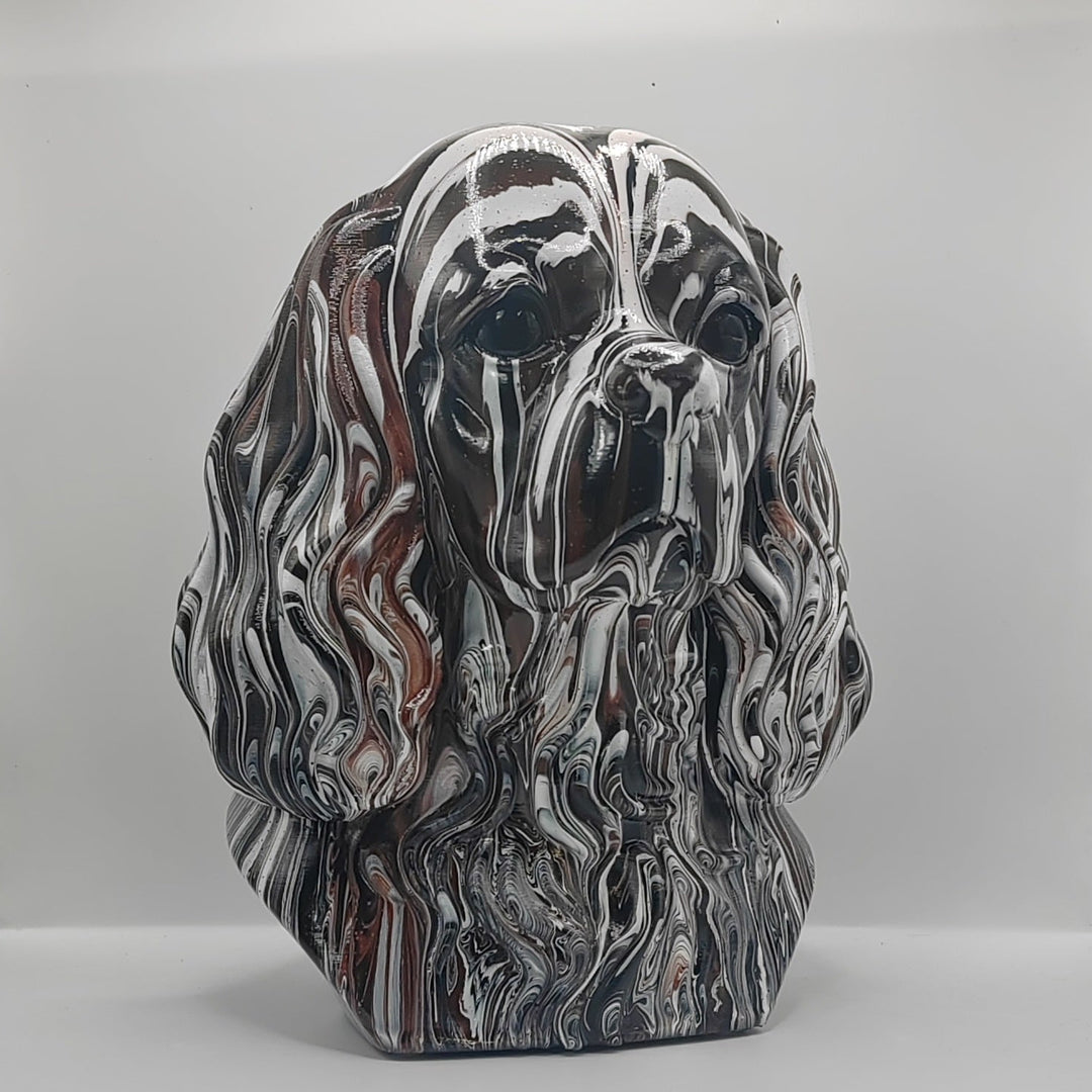 Cavalier King Charles Head – Hand Painted