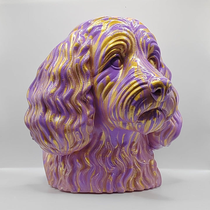 Cockapoo Head – Hand Painted