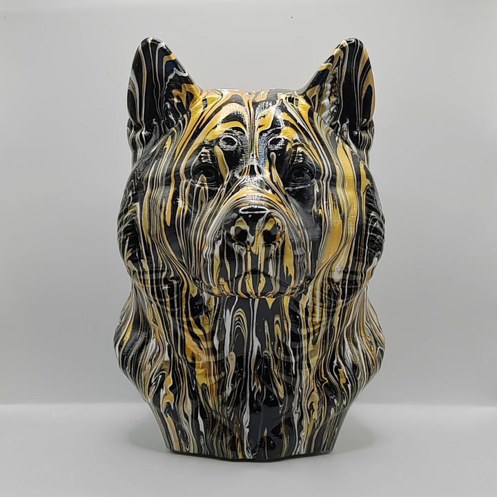 Akita Inu Head – Hand Painted