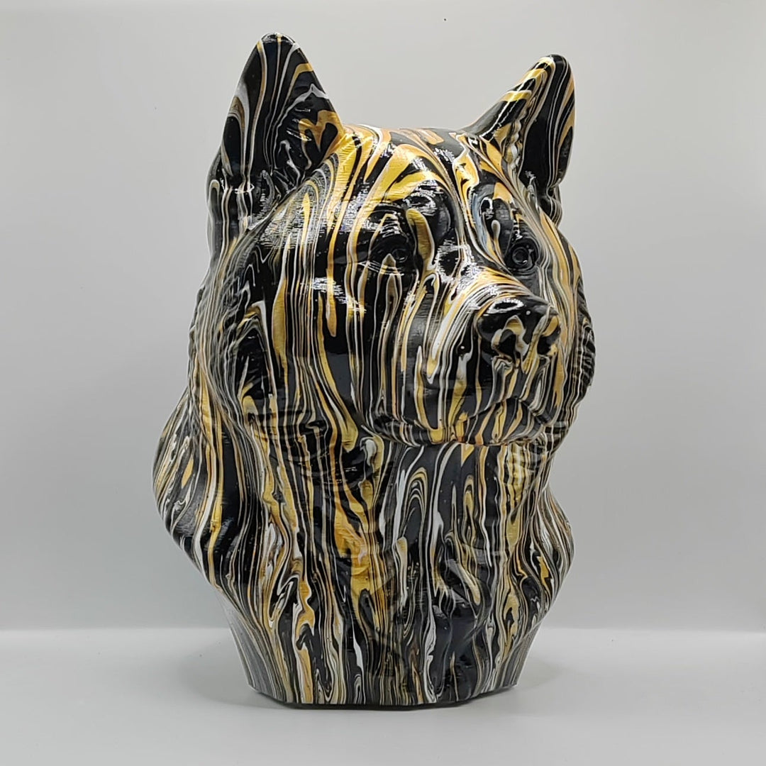 Akita Inu Head – Hand Painted