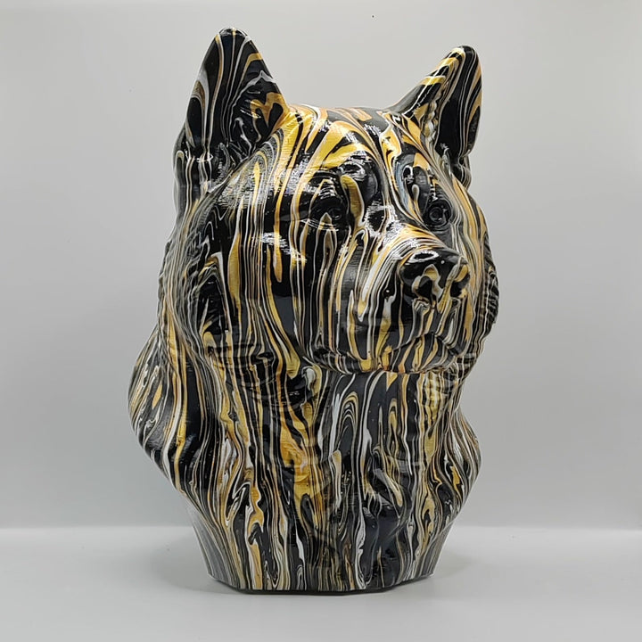 Akita Inu Head – Hand Painted