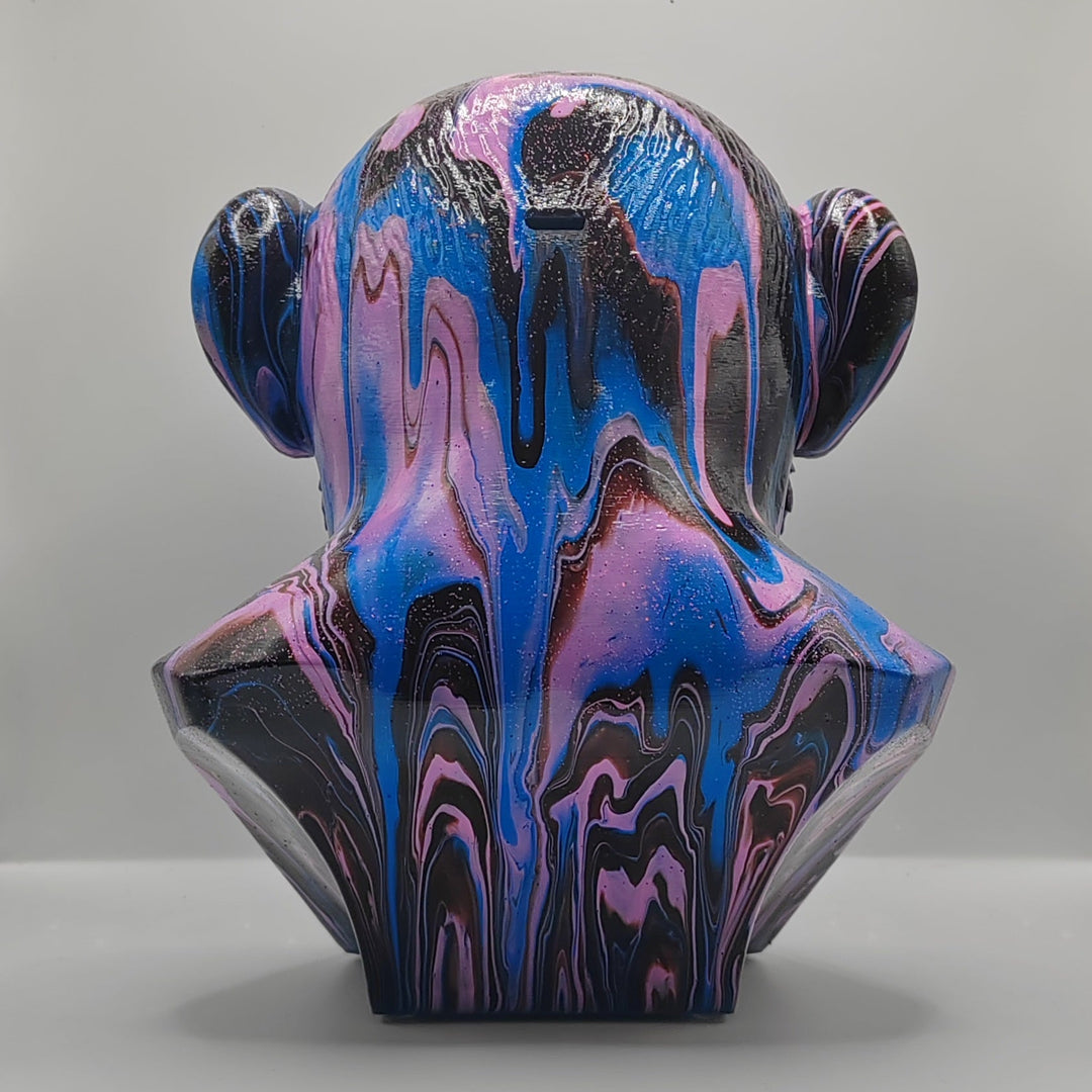 Chimpanzee Head – Hand Painted