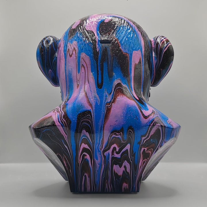 Chimpanzee Head – Hand Painted