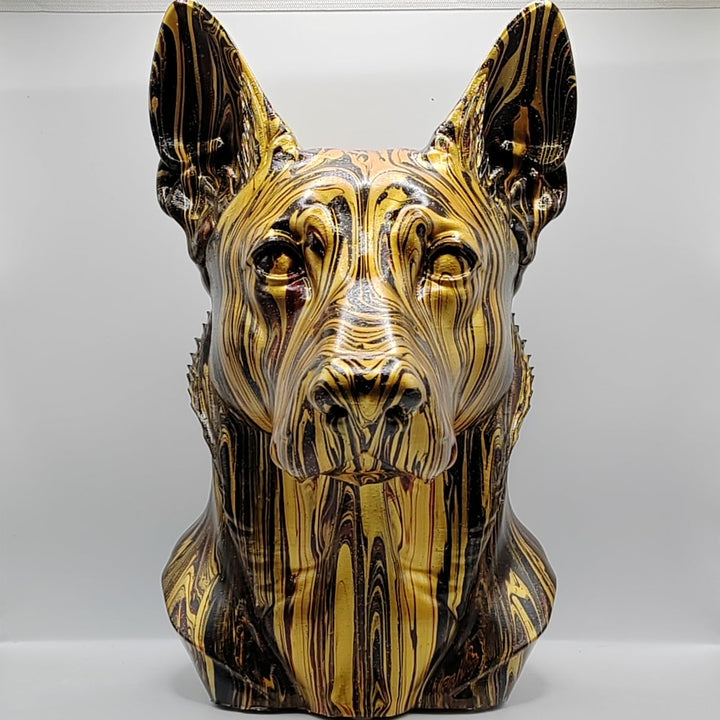 Belgian Malinois Head – Hand Painted