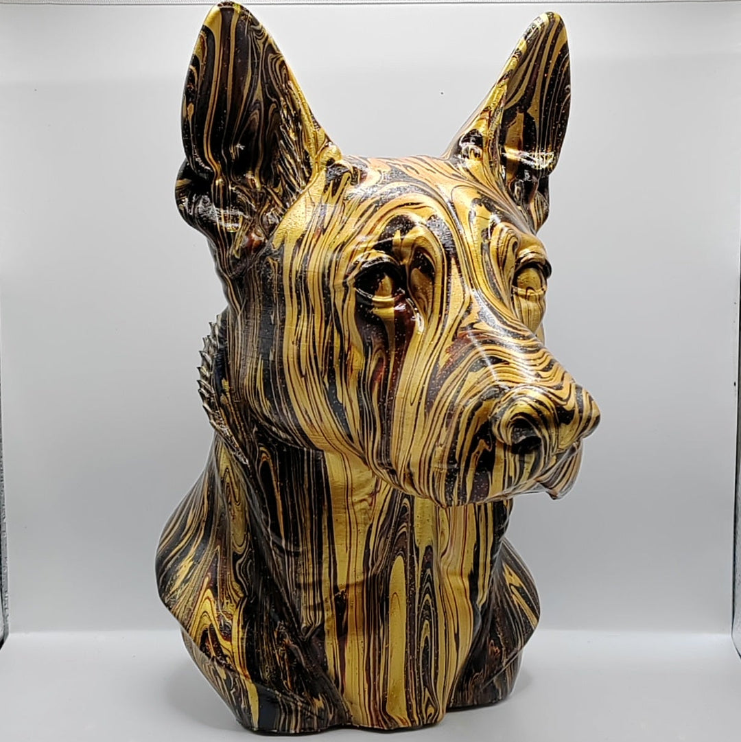 Belgian Malinois Head – Hand Painted